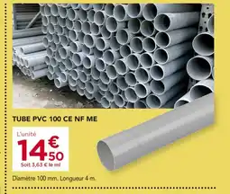 Gedimat Tube pvc 100 ce nf me offre