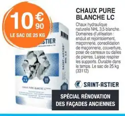 Chretien Matériaux Chaux pure blanche lc offre