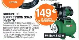 Chretien Matériaux Groupe de surpression gsad inventiv offre