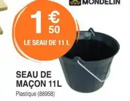 Chretien Matériaux Seau de maçon offre