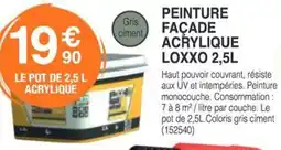 Chretien Matériaux Peinture façade acrylique offre