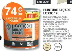 Chretien Matériaux Peinture façade loxxo offre