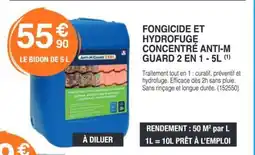 Chretien Matériaux Fongicide et hydrofugę concentré anti-m guard 2 en 1 offre