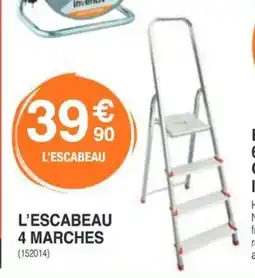Chretien Matériaux L'escabeau 4 marches offre