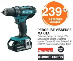 Chretien Matériaux MAKITA Perceuse visseuse offre
