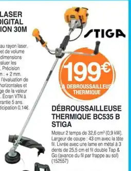 Chretien Matériaux Débroussailleuse thermique bc535 b offre