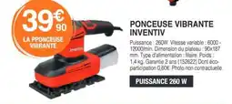Chretien Matériaux Ponceuse vibrante inventiv offre