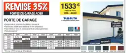 Chretien Matériaux Portes de garage acier offre