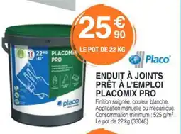 Chretien Matériaux PLACO Enduit à joints prêt à l'emploi placomix pro offre