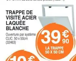 Chretien Matériaux Trappe de visite acier laquée blanche offre