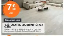 Chretien Matériaux Revêtement de sol stratifié faba offre