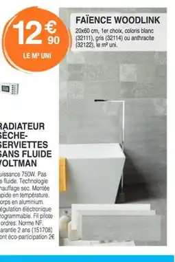 Chretien Matériaux Faïence woodlink offre