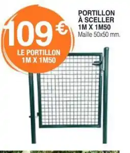 Chretien Matériaux Portillon à sceller offre