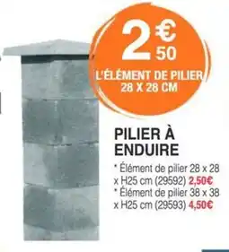 Chretien Matériaux Pilier à enduire offre