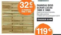 Chretien Matériaux Panneau bois ecran lucas offre
