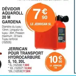 Chretien Matériaux Jerrican pour transport hydrocarbure offre