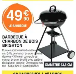 Chretien Matériaux Barbecue à charbon de bois brighton offre