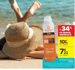 Cora x Carrefour ECRAN Protections Solaires offre
