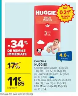 Cora x Carrefour HUGGIES Couches offre
