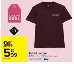 Cora x Carrefour T-shirt homme offre