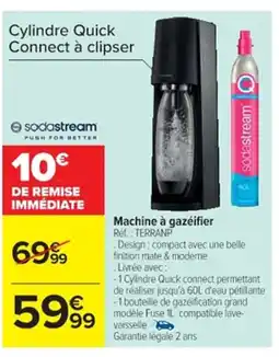 Cora x Carrefour SODASTREAM Machine à gazeifier offre