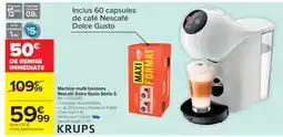Cora x Carrefour KRUPS Machine multi-boissons Nescafé Dolce Gusto Génio S offre