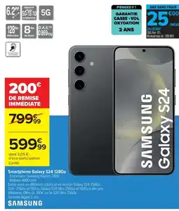 Cora x Carrefour SAMSUNG Smartphone Galaxy S24 128Go offre