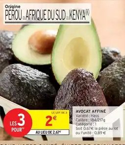 Intermarché Express Avocat affiné offre