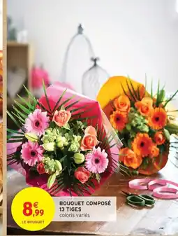 Intermarché Express Bouquet composé 13 tiges offre