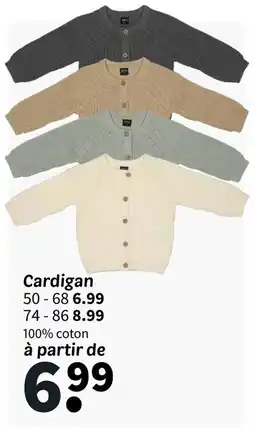 Wibra Cardigan offre