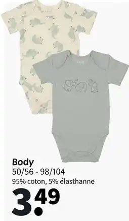 Wibra Body 95% coton offre