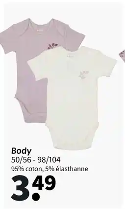 Wibra Body 95% coton offre