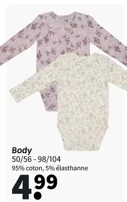 Wibra Body 95% coton offre