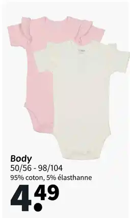 Wibra Body 95% coton offre