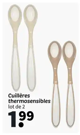 Wibra Cuillères thermosensibles offre