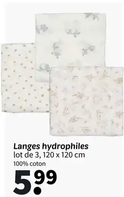 Wibra Langes hydrophiles offre