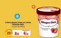 Coccinelle Supermarché HÄAGEN-DAZS Crème glacée fraise et crème offre