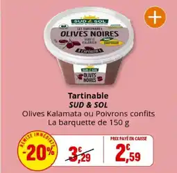 Coccinelle Supermarché SUD & SOL Tartinable offre