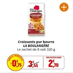 Coccinelle Supermarché LA BOULANGÈRE Croissants pur beurre offre