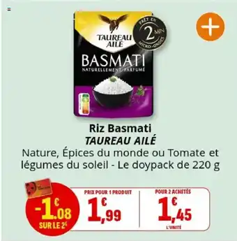 Coccinelle Supermarché TAUREAU AILÉ Riz Basmati offre