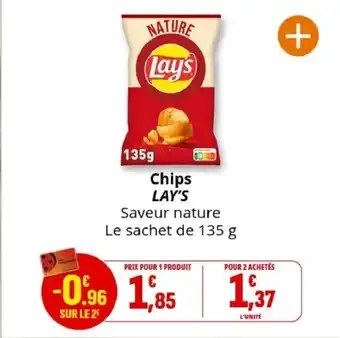 Coccinelle Supermarché LAY'S Chips offre