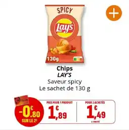 Coccinelle Supermarché LAY'S Chips offre