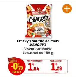 Coccinelle Supermarché MENGUY'S Cracky's soufflé de maïs offre