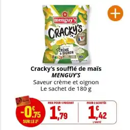 Coccinelle Supermarché MENGUY'S Cracky's soufflé de maïs offre