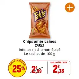 Coccinelle Supermarché TAKIS Chips américaines offre