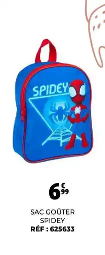 Auchan SAC GOÛTER SPIDEY offre