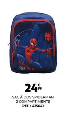 Auchan SAC À DOS SPIDERMAN offre