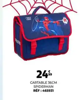 Auchan CARTABLE 36CM SPIDERMAN offre