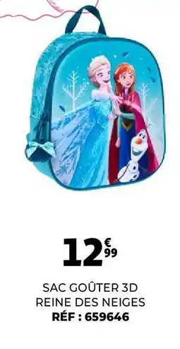 Auchan SAC GOÛTER 3D REINE DES NEIGES offre