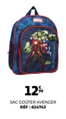 Auchan SAC GOÛTER AVENGER offre